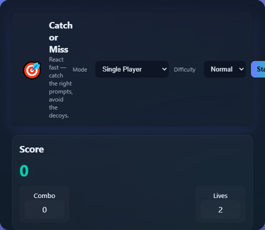 Catch Or Miss