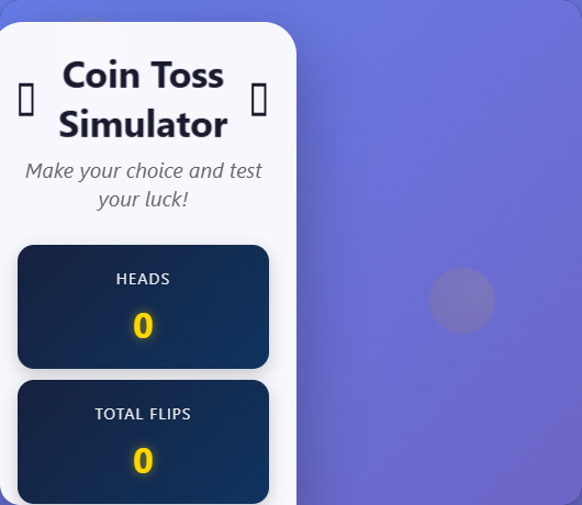 Coin Toss Simulator