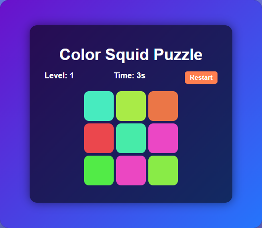 Color Squid Puzzle