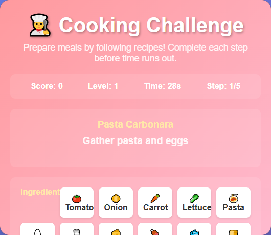 Cooking Challenge