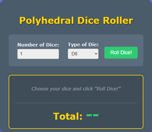 Dice Roll