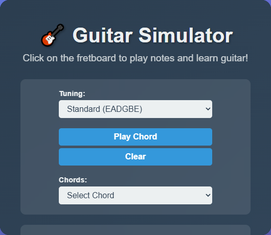 Guitar Simulator