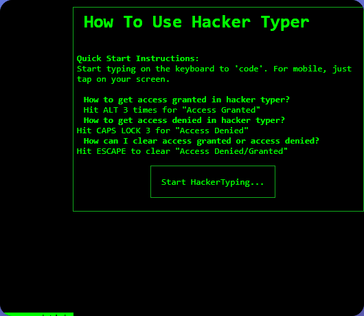 Hackertype