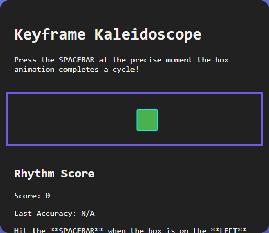 Keyframe Kaleidoscope