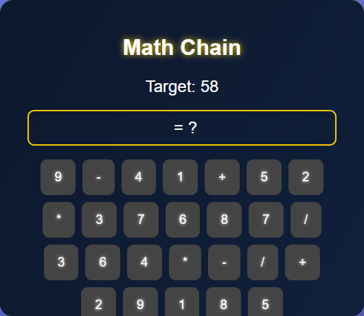 Math Chain