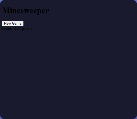 Minesweeper Game