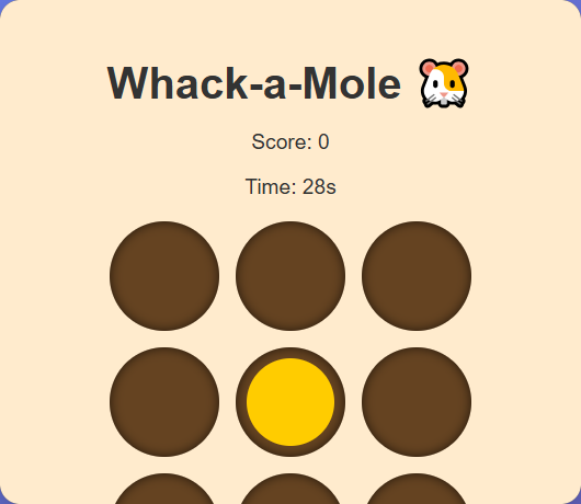 Mole Whacking