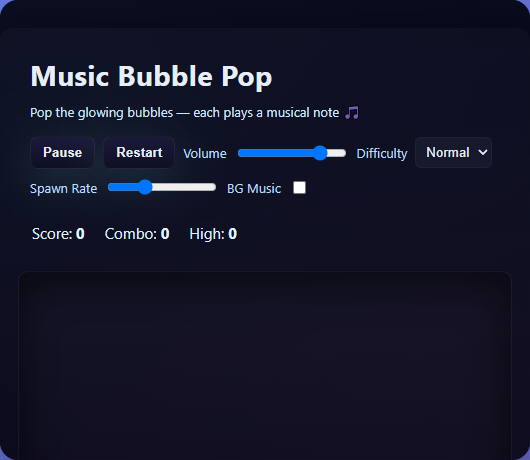 Music Bubble Pop