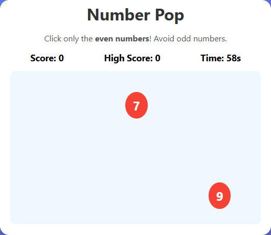 Number Pop