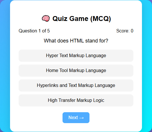 Quiz Game