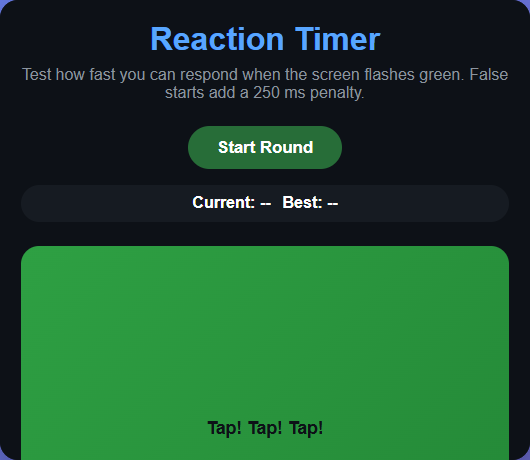 Reaction Timer