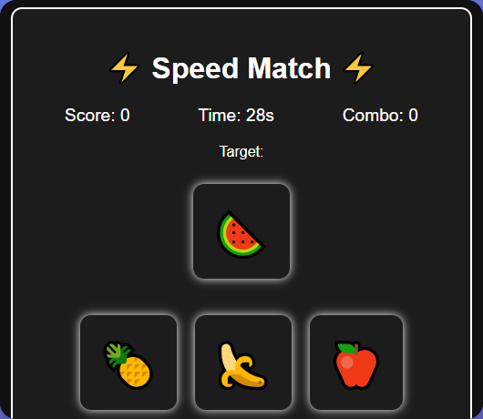 Speed Match
