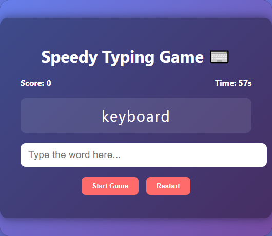 Speedy Typing