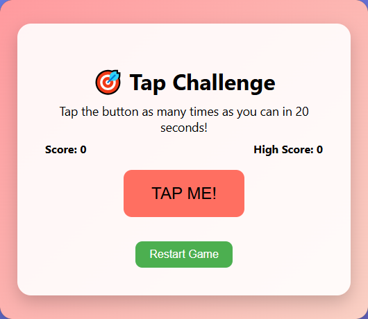 Tap Challenge