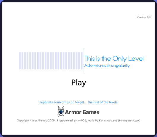 Thisistheonlylevel
