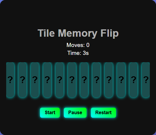 Tile Memory Flip