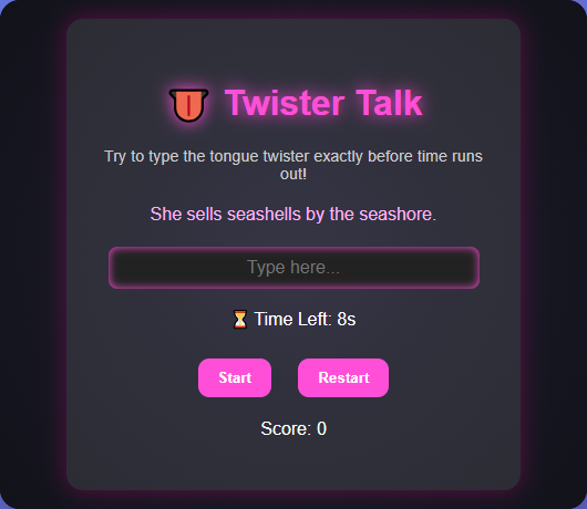 Twister Talk