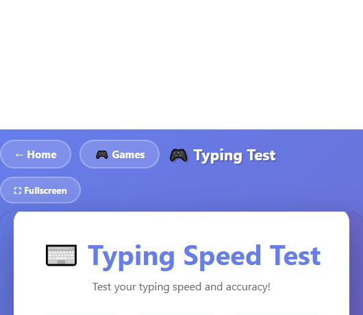 Typing Test