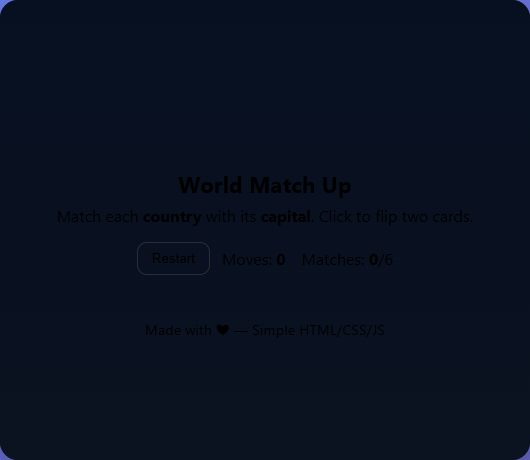 World Match Up